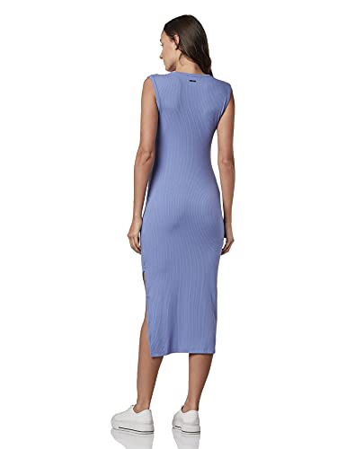 Vestido Midi Canelado Forum feminino, Lilas Pacaembu, G