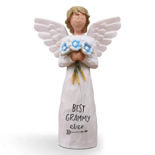 AUKEST Grammy Gifts, Grammie Gift Ideas, Christmas Birthday Gifts for Grammy, Sculpted Hand-Painted Figure