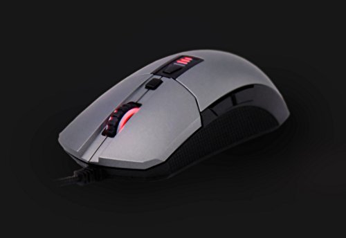Epicgear Egmmx1-Bgdaa Morpha X Gaming Mouse, Modular Dual Sensor 12000Dpi Ir Led/ 8200Dpi Laser Sensor, Gray #TOP4