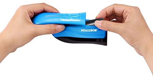 Bostitch Office Inshape15 Stapler - One Finger, No Effort, Spring Powered Stapler - Assorted Colors, No Color Choice (1450) #TOP4