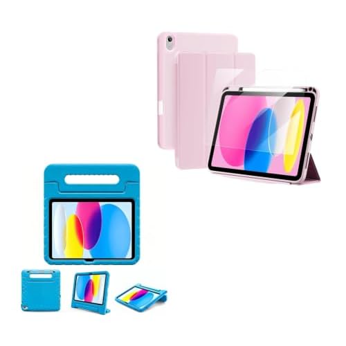 ProCase iPad A16 Kid Case Bundle with Case Screen Protector Set