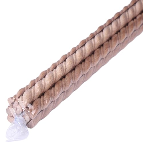 mophrati 10ピース 木製ビーズオンレイ 装飾トリムモールディング キャビネット ワードローブ 家具 DIY 木工フレーム用, YWD-030 40, 10個