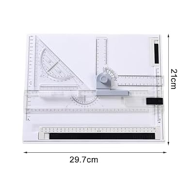 A4 Drawing Board Drafting Table Portable Adjustable Angle Anti Slip Support Legs Drawing Tool Set for Engineering Students