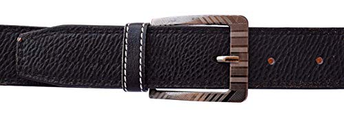 Image of Veteran Men's Black Formal Syntheic Belts Formal /Casual Belt for Men(V-0359vt)