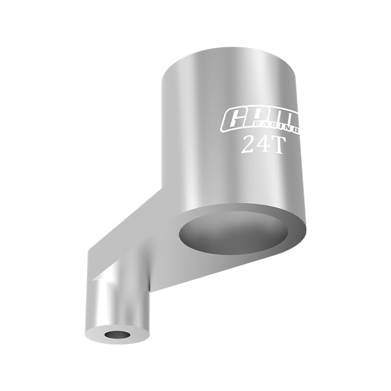 GPM 7075 Alloy 24T Servo Arm for LOSI 1/24 Micro-B 2Wd Buggy Rtr-Los00007 (Silver)