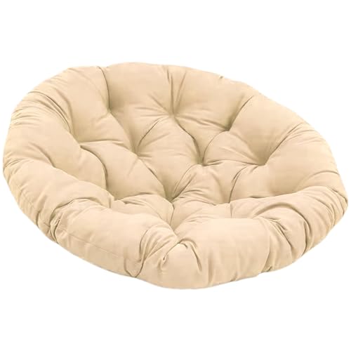 Cojines redondos acolchados para silla tipo huevo ideales para terrazas y salones de invierno 7