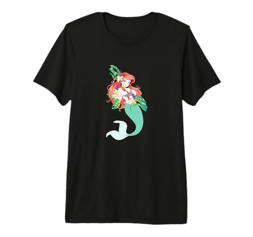 T-shirt Disney Ariel mode japonaise t-shirt manga La Petite Sirène collection femme