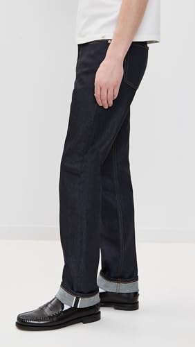 Naked & Famous Denim Men's True Guy Nightshade Stretch Selvedge Jeans4