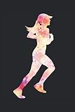 Läuferin Joggerin Jogging Damen Geschenk Notizbuch (Taschenbuch DIN A 5 Format Liniert): Laufsport Geschenkidee Notizbuch, Notizheft, Schreibheft, ... laufen gehen oder im Laufsportverein sind.