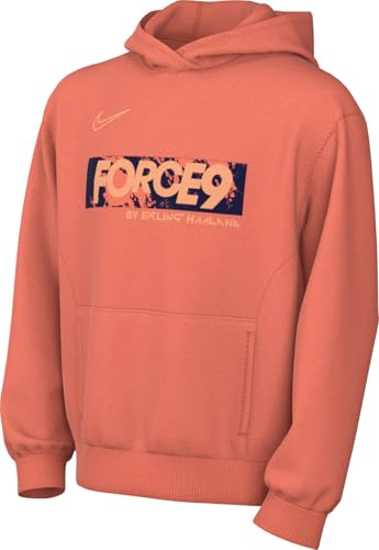 Sweat à capuche Nike Club HJ3837-643 en polaire orange pour ados XL