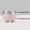 PandaEar 6-in-1 Stainless Steel Baby Feeding Set | Divided Suction Plate, Bowl, Sippy Cup with Straw, Bib, Spoon & Fork | BPA-Free Toddler Feeding Essentials for Self-Feeding (Pink) #4