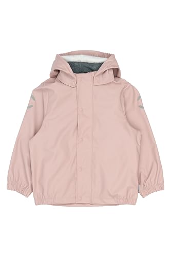 Mikk-line Unisex Regenjacke Kinder 110 Wasserdicht und Winddicht | Regenjacke Mädchen und Jungen mit Reflektoren und Kapuze Abnehmbar | Leichte Matschjacke OEKO-TEX