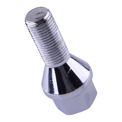Perno de rueda plateado compatible con Jeep Renegade y Compass tornillo llantas OEM 68296586AA 5