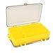 Semme Premium Fishing Lure Tray with Multi Compartments and Large Capacity Lightweight Bait Box for Tackle Organization (Yellow)