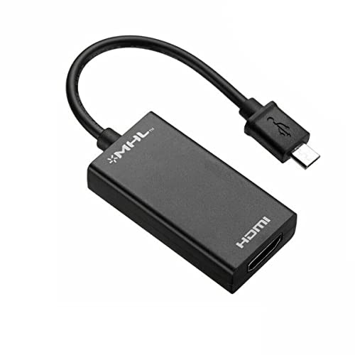 yanw Micro USB MHL to HDMI HDTV Cable Adapter Connector for Samsung Galaxy Note 4 S5