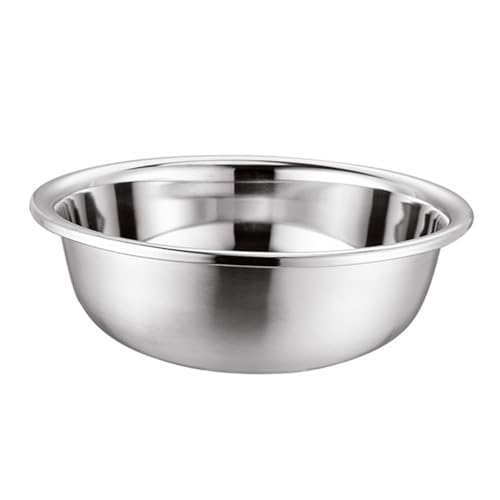 Cabilock Stainless Bowl Kitchen Wash Basin Sink 304 Steel Bowl Practical Soup Basin