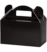 MOORAY 30 Pack Treat Boxes Candy Boxes Gable Boxes Party Favor Boxes with Handles Goodie Boxes Pa...