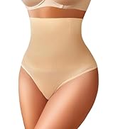 Avidlove Tummy Control Thong Shapewear High Waist Body Shaper Seamless Shapewear Underwear(Beige,XL)