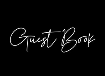 Paperback Guest book: Simple black cover wedding guestbook - Guest book for your birthday party, anniversary, bridal shower, visitors - 8.25 x 6 - 153 pages Book
