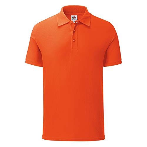Fruit of the Loom Polo Iconico Pique para Hombre (XL) (Verde jaspeado) miniatura 7