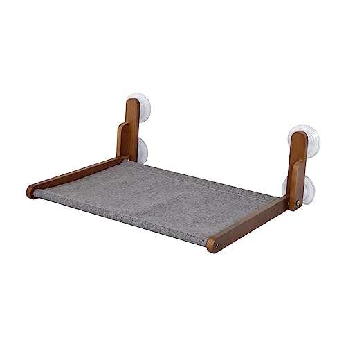 Cama para ventana para gatos que soluciona el aburrimiento en pisos pequeños 4