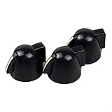 Chicken Head Buttons für Gitarren-Effektpedal und Verstärker-Regler – 10 Stück Kunststoff-Ersatzknöpfe, kompatibel mit 6 mm Pot Sha