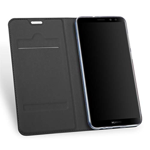 Verco Case compatible with Huawei Mate 10 Pro, Flip Wallet Cover with Magnetic Closure for Mate 10 Pro Phone Case - black - Image 4