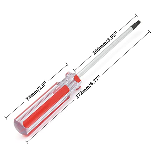 Image of Piutouyar T25 x 4 inch Plum Flower Hexagon Screwdriver Magnetic Torx Screwdrivers