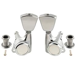 Musiclily Pro 3×3 Ratio 18:1 Guitare Mécaniques Bloquante Locking Tuners Boutons Keystone pour Guitare électrique/Acoustique Style LP, Chrome - Les Beatles, Paul McCartney, John Lennon, RIngo Starr, George Harrison Musiclily Pro 3x3 Ratio 18:1 Guitare Mécaniques Bloquante Locking Tuners Boutons Keystone pour Guitare électrique/Acoustique Style LP, Chrome – Image 4