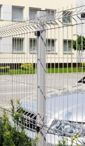 Palo Tubolare Quadro 50x50mm Antracite - Per Cancellate 130cm Con Piastrine