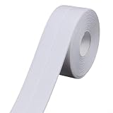 Adesivo da parete in PVC a prova di olio, 38 cm x 5 m, con retro autoadesivo, per pulire il grasso, per cucina, colore: bianco