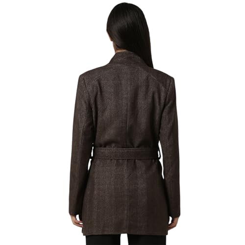 Image of Van Heusen Women's Regular Fit Casual A-line Coat, polyester blend