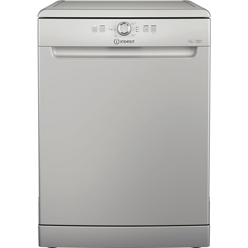 Indesit Push & Go D2F HK26 S UK 14 Place Setting Dishwasher - Silver