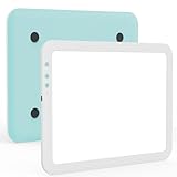 TOHETO Almohadilla de luz LED recargable A3 súper brillante alimentada por batería de litio de 3500 mAh para herramienta de vinilo de deshierbe Cricut, tablero de luz inalámbrico portátil para trazar,