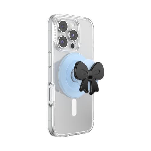 PopSockets Soporte Teléfono MagSafe Bowtique Negro para Creadores de Contenido