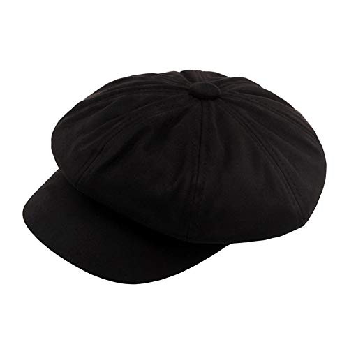 Womens Suede 8 Panel Ivy Newsboy Cabbie Gatsby Painter Beret Hat ...
