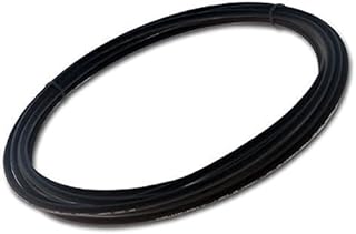 IPW Industries Inc- John Guest 3/8" Polypropylene Water Line Tubing - Polyethylene Tube Tubing Drinking Water RO Reverse Osmosis DI Aquarium Pipe LLDPE - 10 ft (Black)