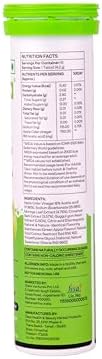 OZiva ACV Moringa | Control Cravings I Apple Cider Vinegar, Cinnamon, Guggul I No Maltodextrin & No Added Sugar I 15 Effervescent Tablets - Green Apple, Pack of 4 (60 Tablets)