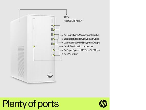 HP Pavilion Business Desktop 2023 Intel Core i7-12700 12-Core
