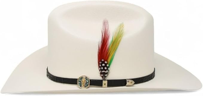 Men's Original Virgen Guadalupe Cowboy Hat Estilo Sinaloa 1000X Brim 3.5" - Sombrero Vaquero forro Virgen