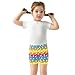 Sletend Rainbow Star Girls’ Comfy Lined Shorts Lightweight & Skin-Friendly Cotton for All-Day Comfort Ideal for Travel Beach or Home Lounging Toddler Sizes