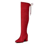 Womens Knee High Boots Sequin