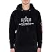 Produktbild ALPHA INDUSTRIES Herren Basic Hoody Polar Fleece Kapuzenpullover, Black, XXL