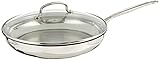 Cuisinart 12 Inch Skillet with Glass Cover, Chef's Classic Collection, 722-30G