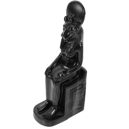 Zerodeko Escultura de esfinge – Figura egipcia antigua de resina para decoración del hogar, decoración única de mesa para entusiastas de la historia