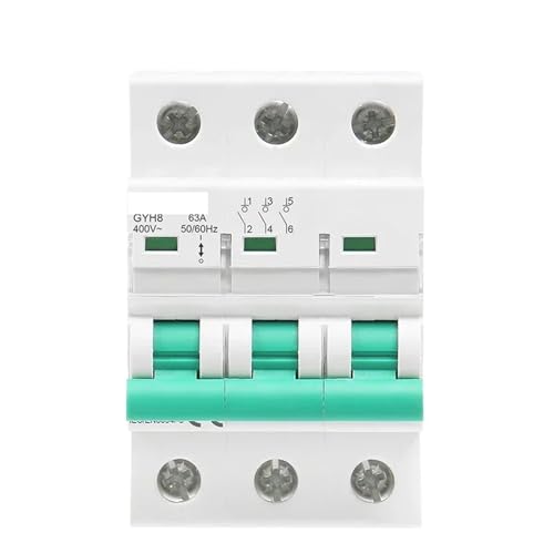 Disyuntor de 400V GYH8 trifásico para proteger redes eléctricas de talleres
