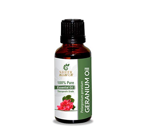 Huile essentielle de géranium pure non diluée Pelargonium 50ml