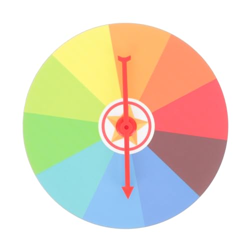 Hohopeti Rueda Suerte para Fiesta Ruleta De Premios para Aula Juguete De Interior para Rueda De Lotería De Pared De Ruleta