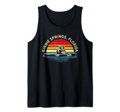 Kayak Lover Ginnie Springs Florida Tank Top