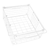 HAMPPLIES Stapelbarer Tiefkühlkorb Verbesserter Luftzirkulation Drahtnetz-hängekorb für...